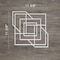 Ekena Millwork Small Norwood Decorative Fretwork Wall Panels in Architectural Grde PVC, 11 3/8"W x 11 3/8"H x 3/8"T WALP12X12NWD - alternate 5